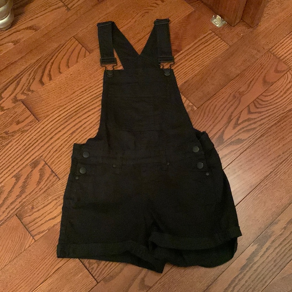 Black shorts overalls